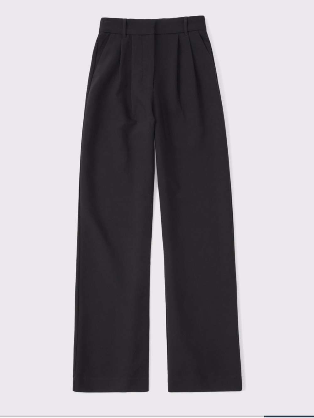 Abercrombie & Fitch Black Wide Leg Pants